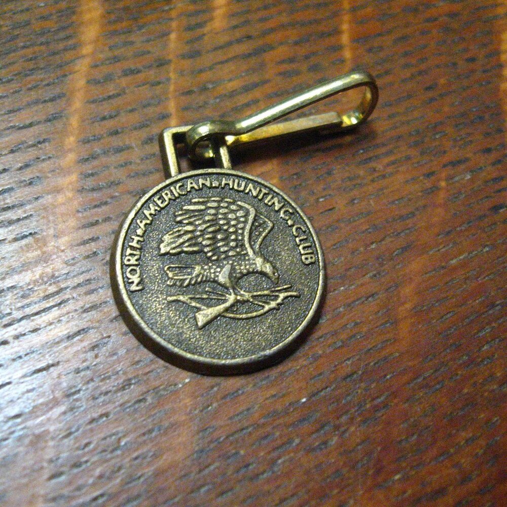 North American Hunting Club Vintage Member Jacket Zipper Pull